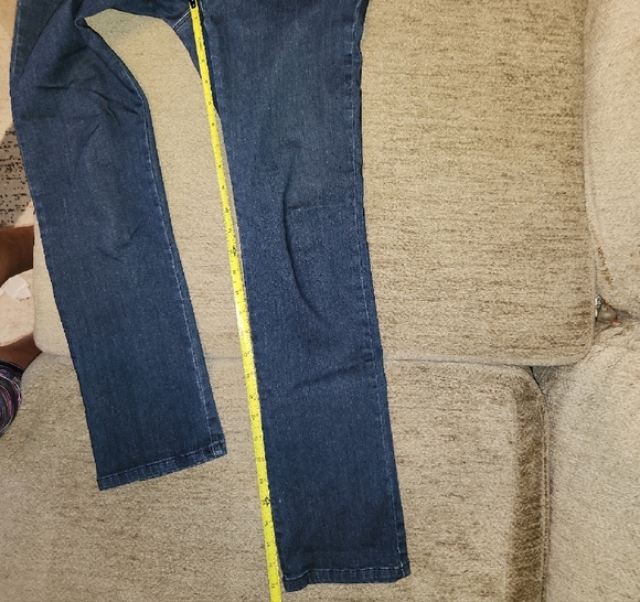 Classic Dark Blue Women's Skinny Jeans - Picture 6 of 8